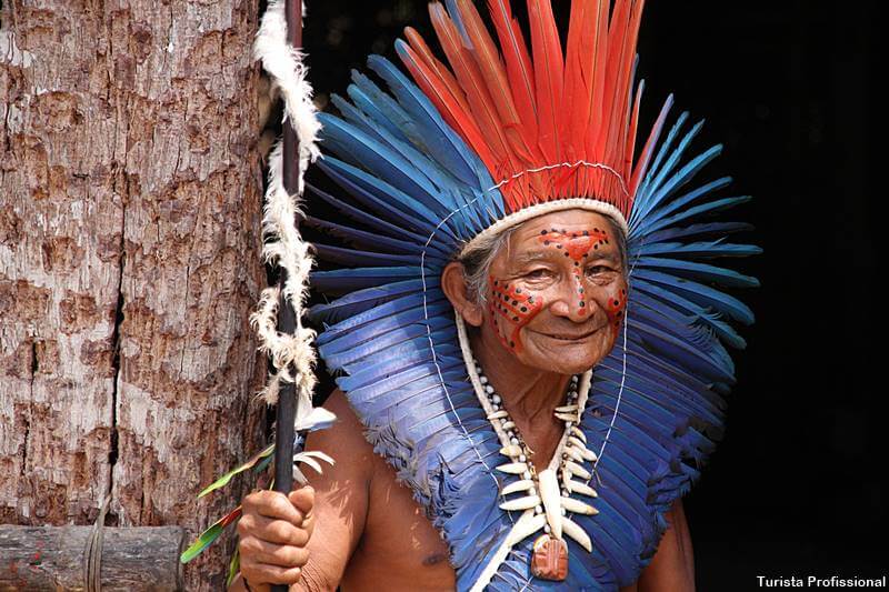 indio brasileiro cacique - Sobre a Amazônia: curiosidades e fotos da maior floresta do mundo