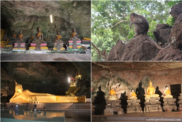 Buddha Cave templo dos macacos - Visitando a James Bond Island no sul da Tailândia