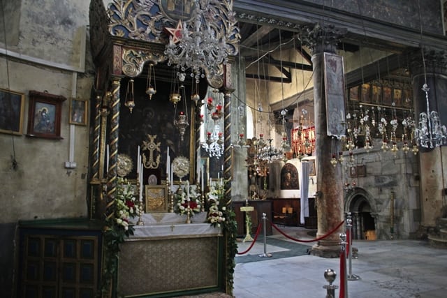 atrações - Igreja da Natividade em Belém, o lugar onde Jesus nasceu
