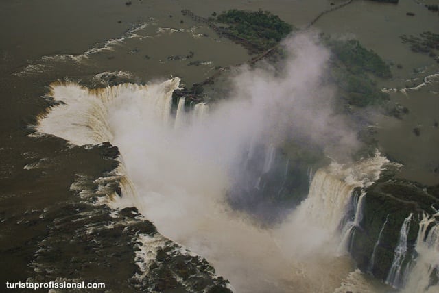 voo de helicóptero em Foz do Iguaçu