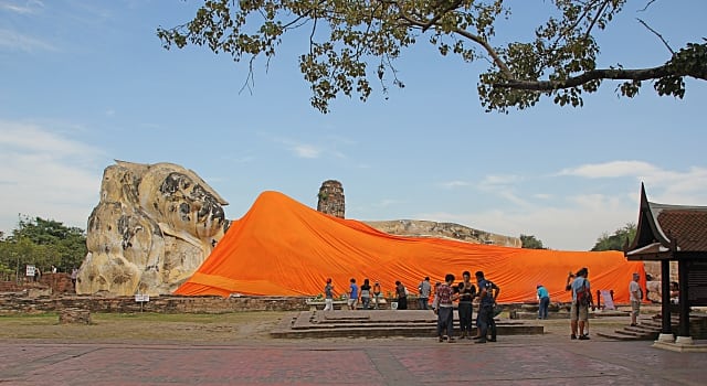buda gigante tailândia - Visita à cidade histórica de Ayutthaya