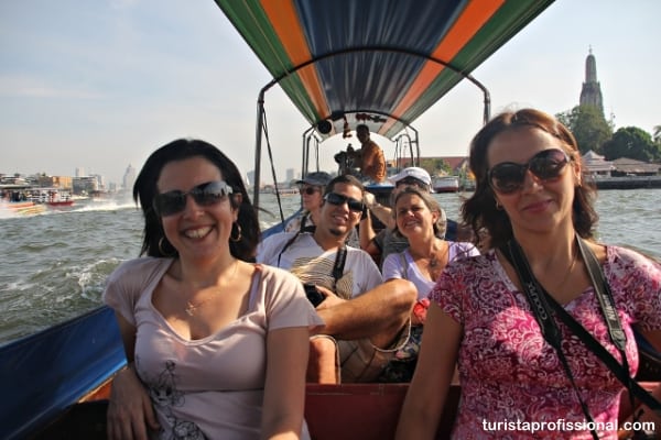 passeio de barco em Bangkok