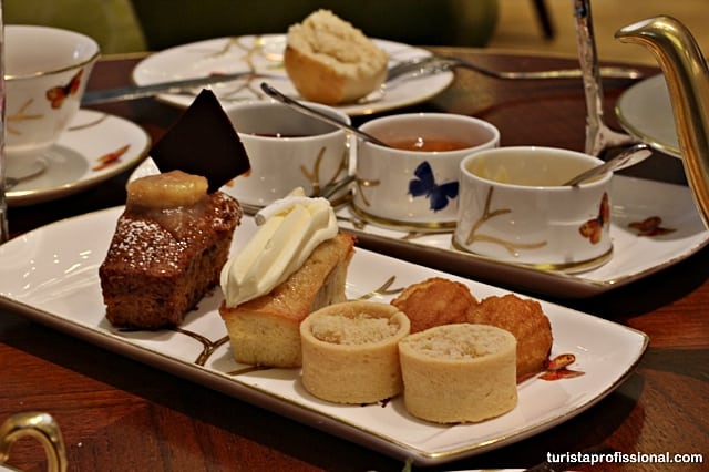 chá das cinco - O tradicional chá da tarde do hotel Mandarin Oriental em Londres