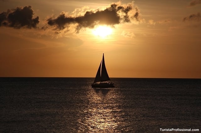 pôr do sol em Barbados