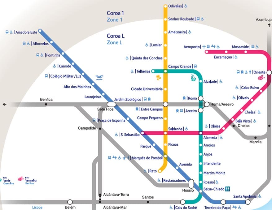 mapa do metrô de Lisboa - Metrô de Lisboa: tudo o que você precisa saber para usá-lo