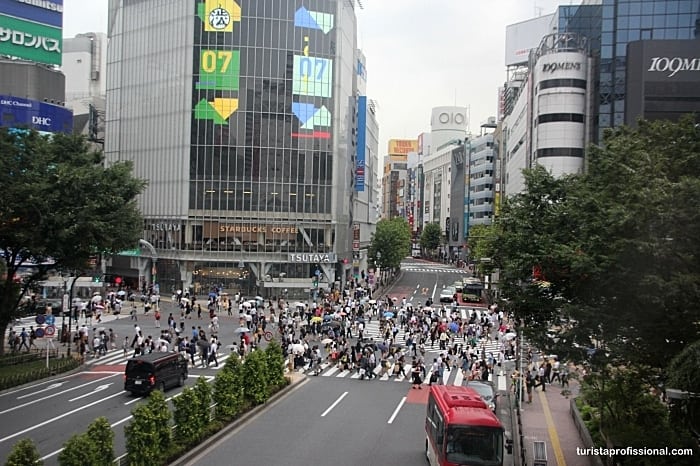 cruzamento toquio - Roteiro de 12 dias pelo Japão