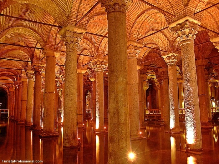 atracoes de istambul - Cisterna da Basílica em Istambul: incrível construção milenar