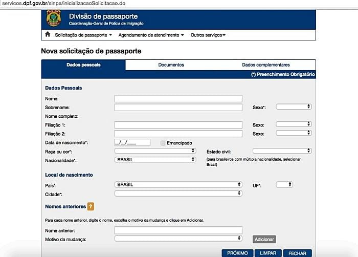 solicitar passaporte - Como tirar o passaporte brasileiro