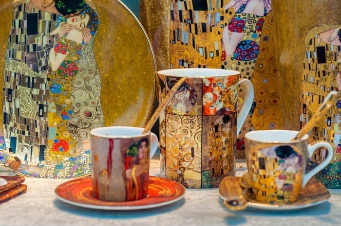 souverniers klimt 1 - Gustav Klimt em Viena: onde ver obras do pintor