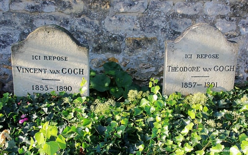 túmulo van gogh - Auvers-sur-Oise, a cidade onde Van Gogh morreu