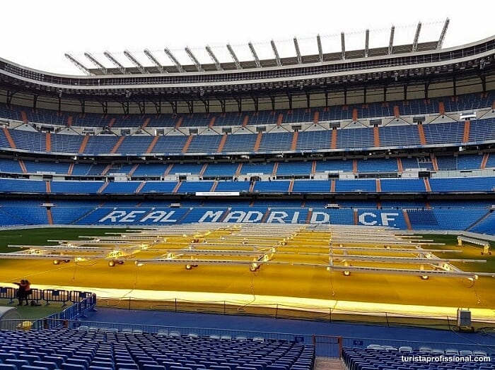 estadio real madrid - Visita ao estádio do Real Madrid, o Santiago Bernabéu