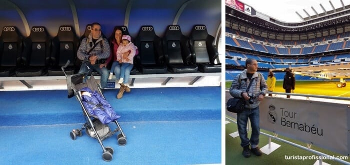 como é a visita ao estádio do Real Madrid