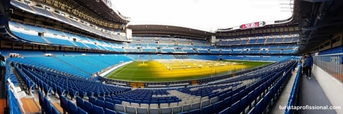Visita ao estádio do Real Madrid, o Santiago Bernabéu