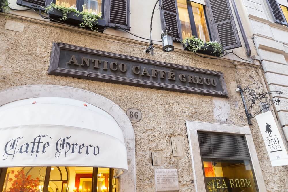 cafe greco roma - Cafés históricos de Roma
