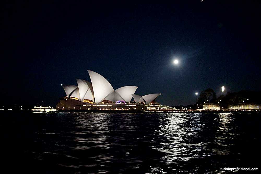Sydney de noite - Roteiro de 3 dias em Sydney (+ 1 dia de bate e volta para Blue Mountain)