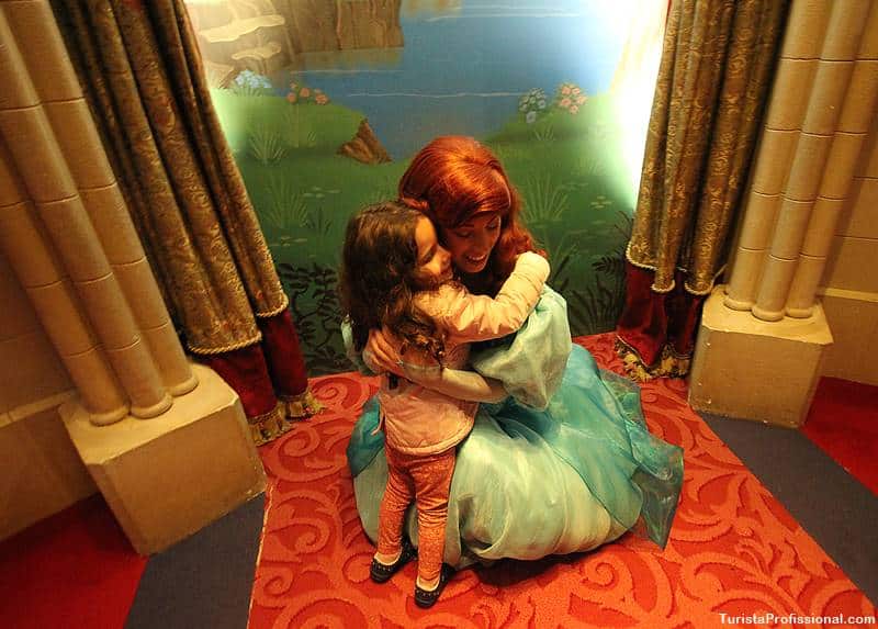 Encontro com as princesas da Disney