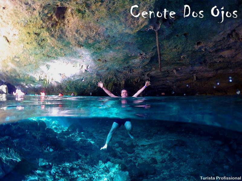 cenote dos ojos cancun - Riviera Maya, o que fazer: visitando os Cenotes do México