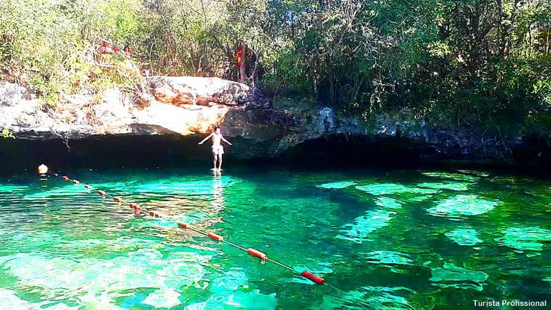 pulo no cenote azul - Riviera Maya, o que fazer: visitando os Cenotes do México