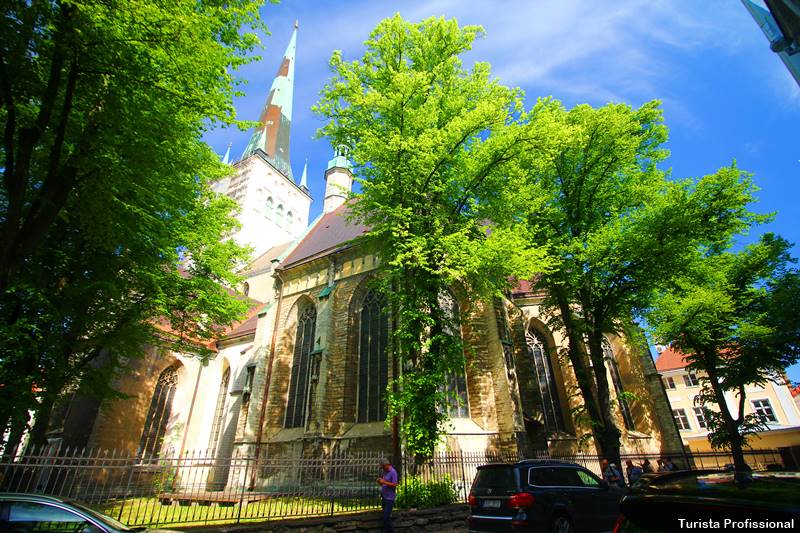 Igreja de San Olavo em Tallin Estônia