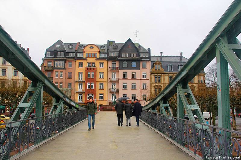 ponte de ferro de Frankfurt - O que fazer em Frankfurt: pontos turísticos