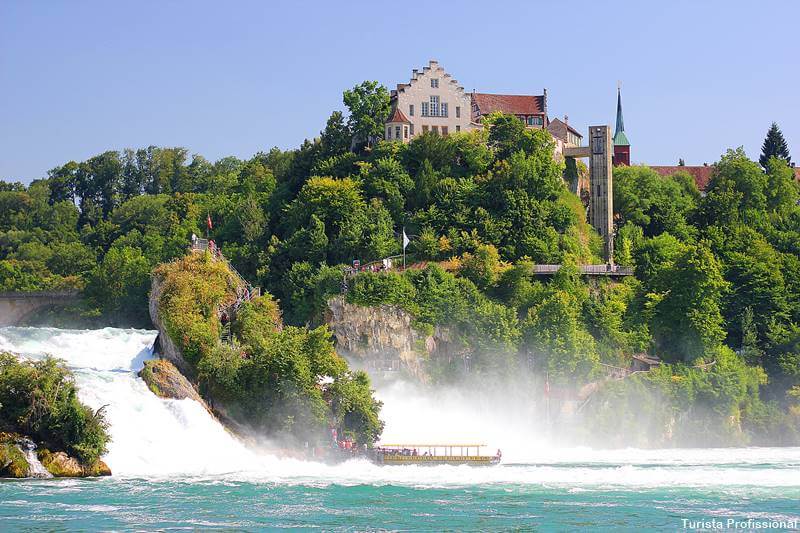 como chegar as cataratas do reno - Cataratas do Reno e o que fazer em Schaffhausen, na Suíça