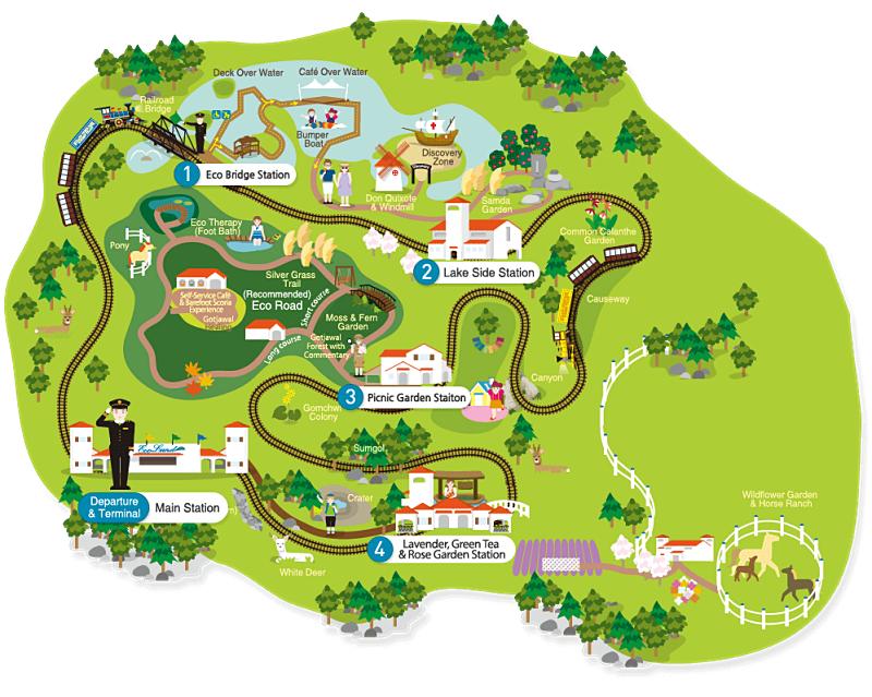 Eco Land Theme Park Coreia do Sul - Parques da Coreia do Sul
