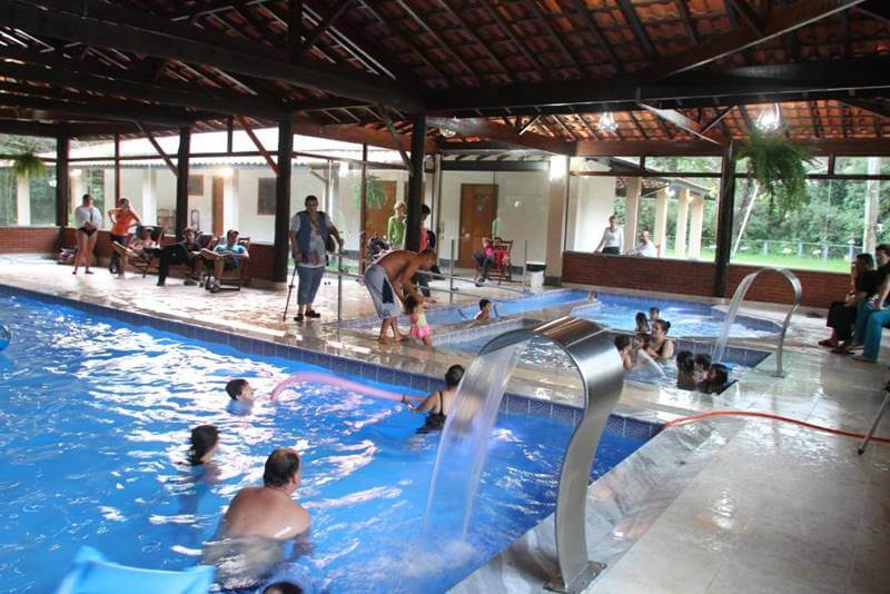 piscina coberta hotel fazenda - Hotel fazenda no interior de São Paulo