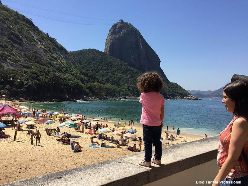 praia vermelha no Rio de Janeiro