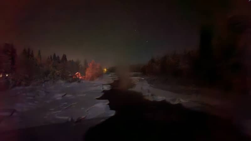 Aurora boreal em Rovaniemi