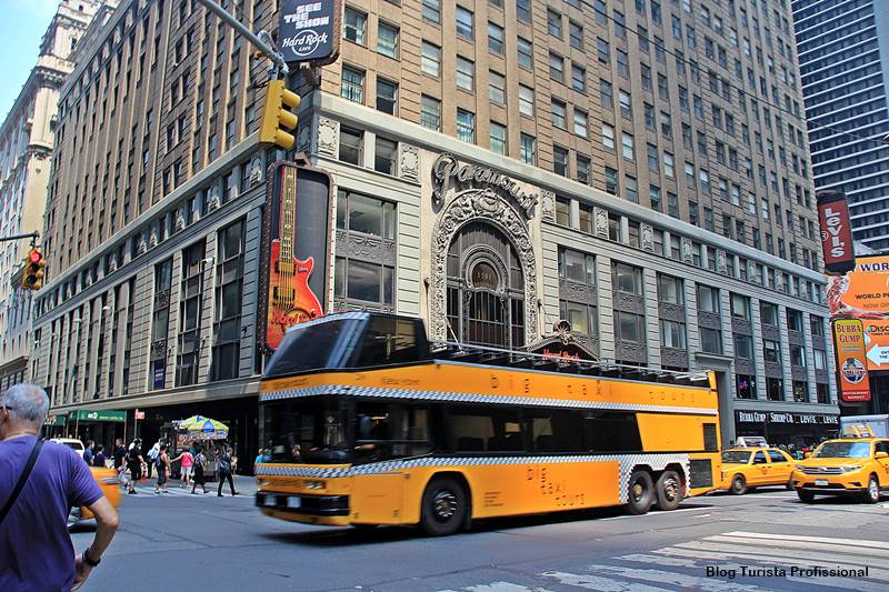 ônibus turístico em new york