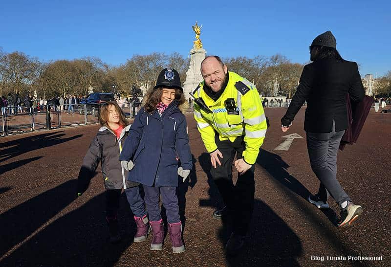 turista profissional em londres