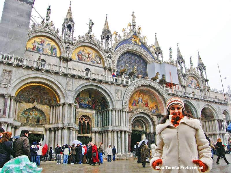 turista profissional em Veneza