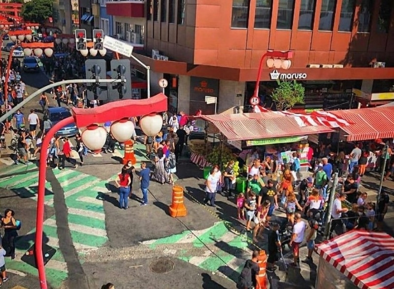 feira do bairro da liberdade em São Paulo