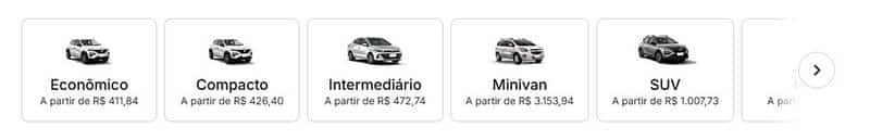carros para alugar