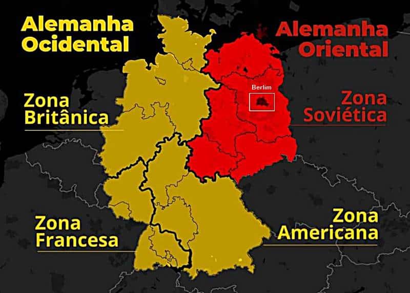 como a alemanha foi dividida