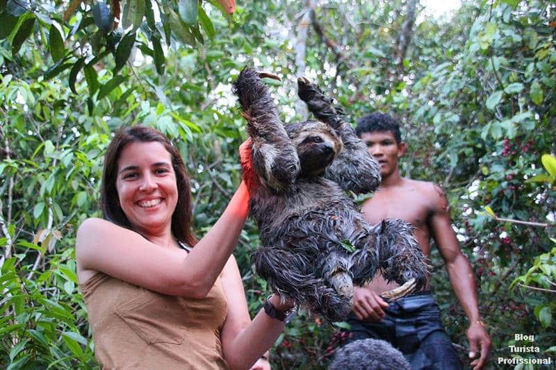 turista profissional no amazonas