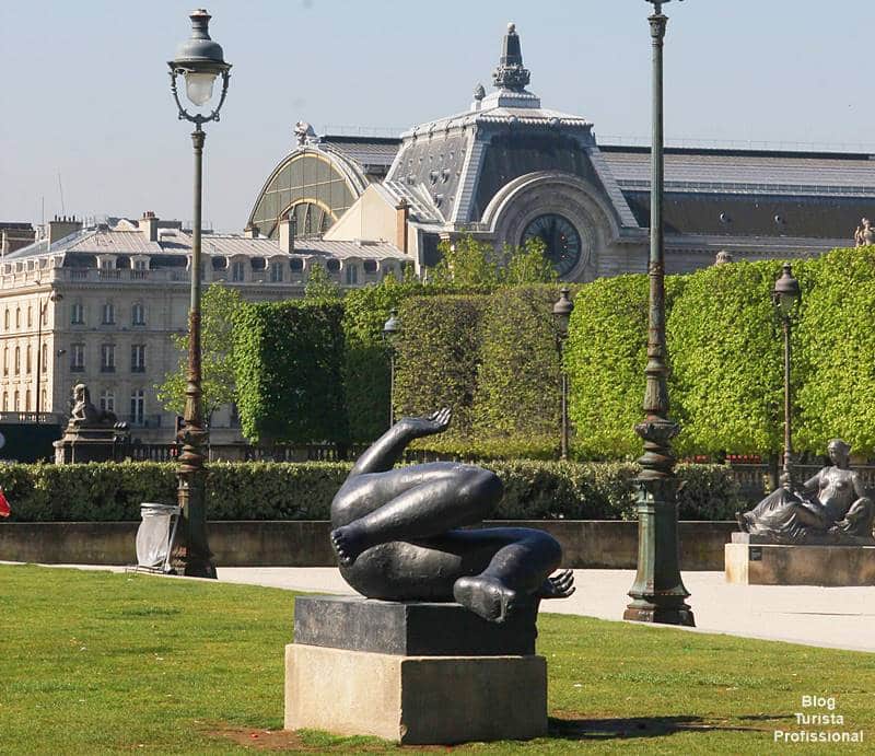 Aristide Maillol no jardin des tuileries