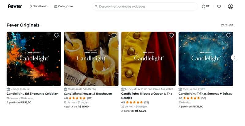 candlelight concerts by fever