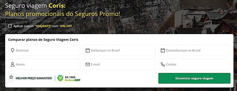 seguro viagem importância