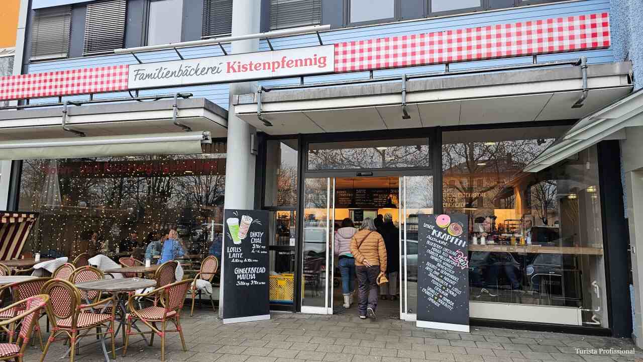 Restaurante ótimo em frente a estação de trem de Dachau