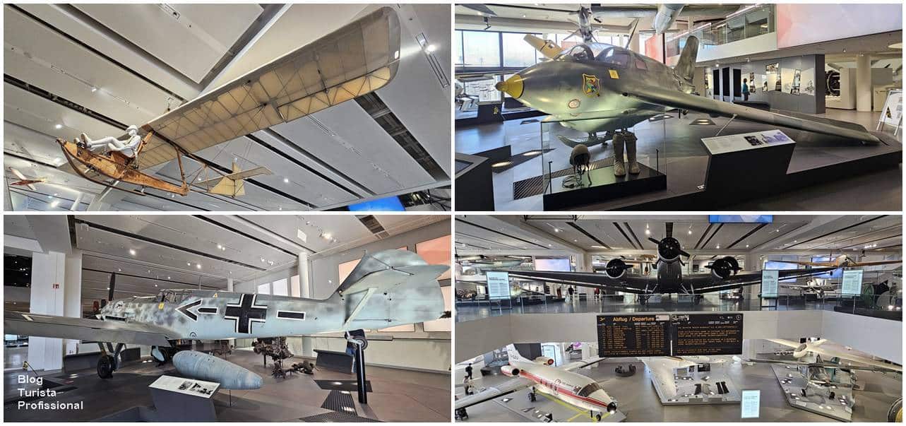 o que ver no Deutsches Museum aviação aviões de todo o mundo